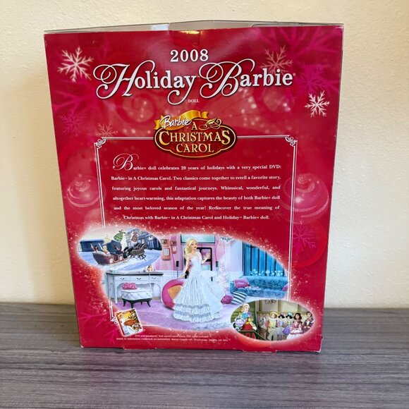 2008 Holiday Barbie Collector Doll Original Box Celebrating 20 Years Of Holidays - Picture 3 of 5